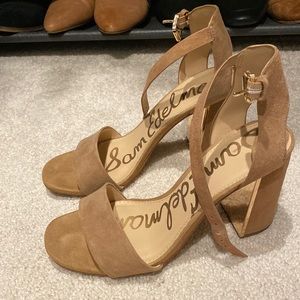 Sam Edelman suede heels, size 8